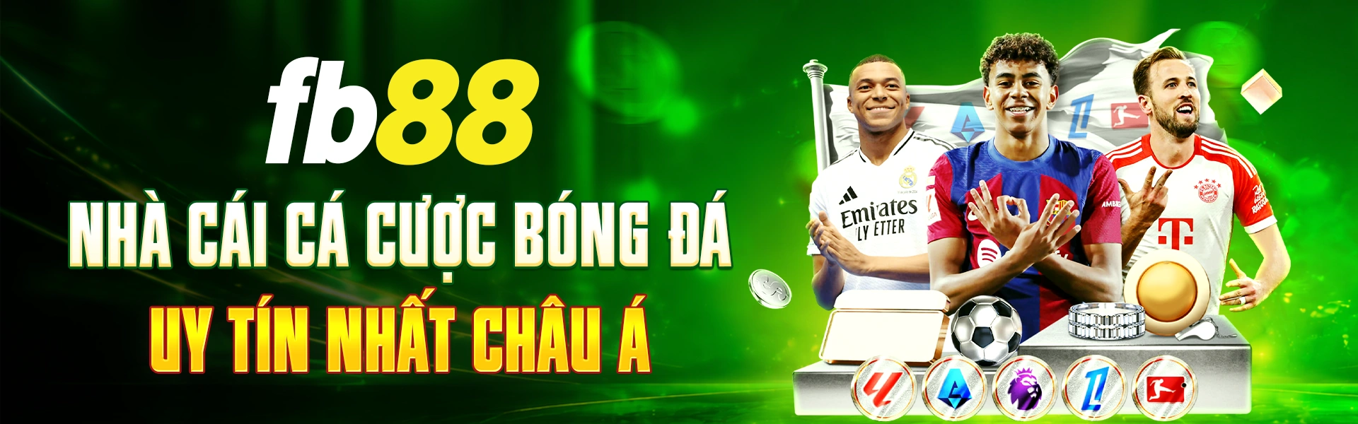 Banner chuyên mục thể thao, casino và dịch vụ di động Fb88